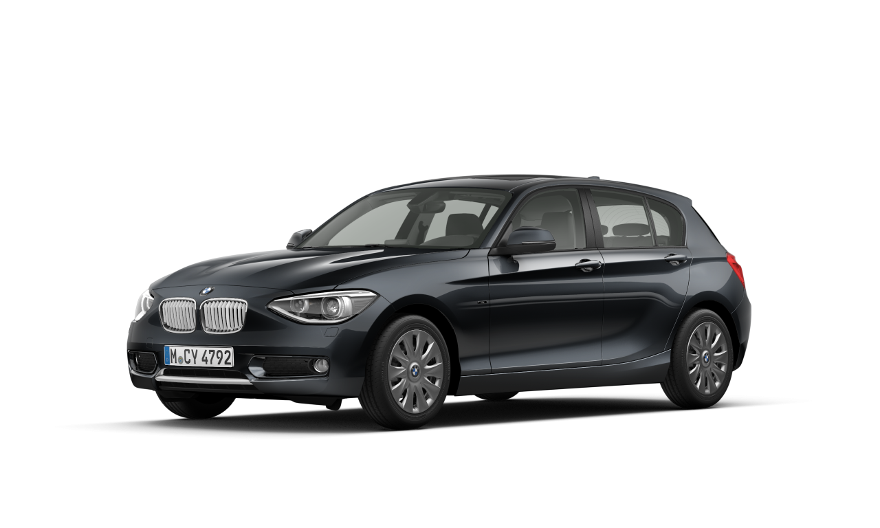 Exterior of BMW 118d (F20), VIN WBA1C11080E942488