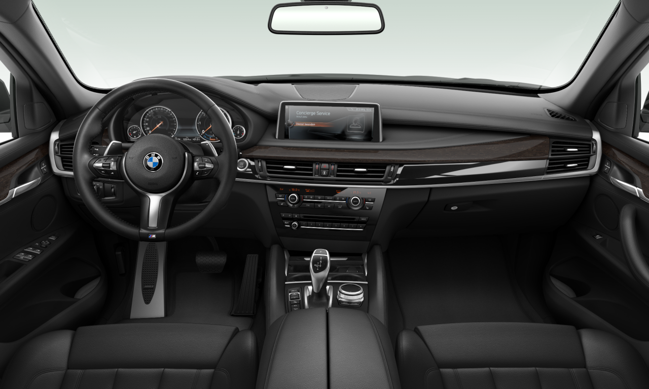 Interior of BMW X6 xDrive30d (F16), VIN WBAKV220000R02079
