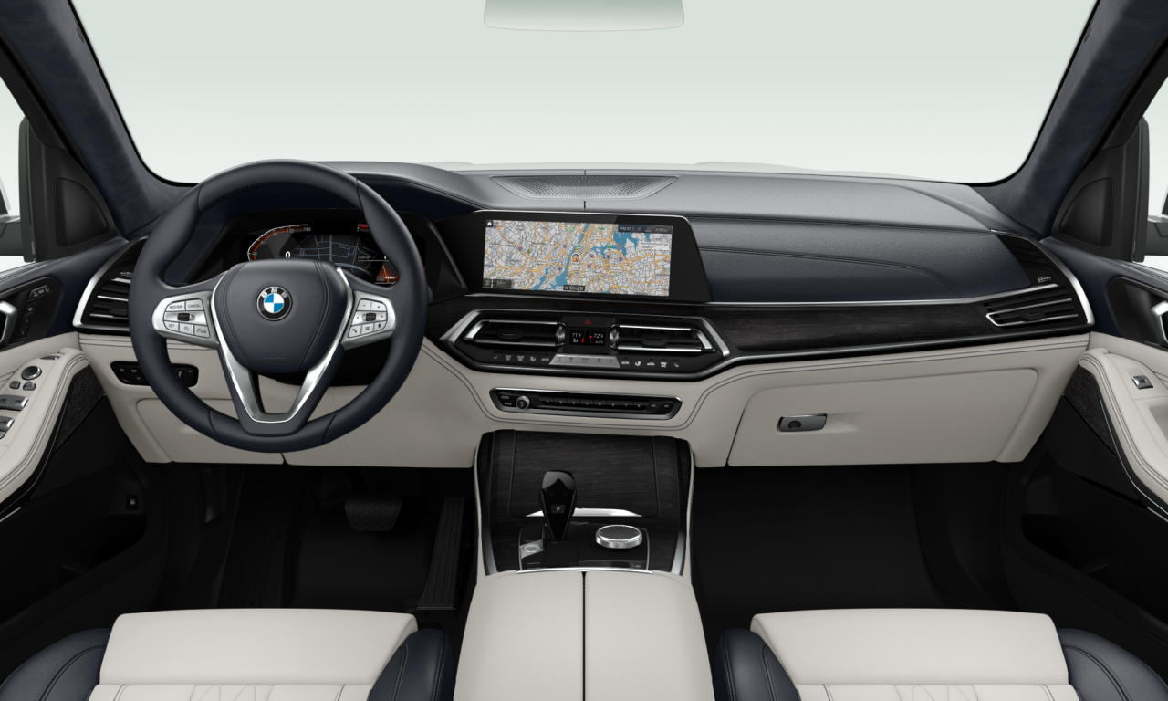 Interior of 2020 BMW X7 xDrive40i (G07), VIN 5UXCW2C05L9A00919