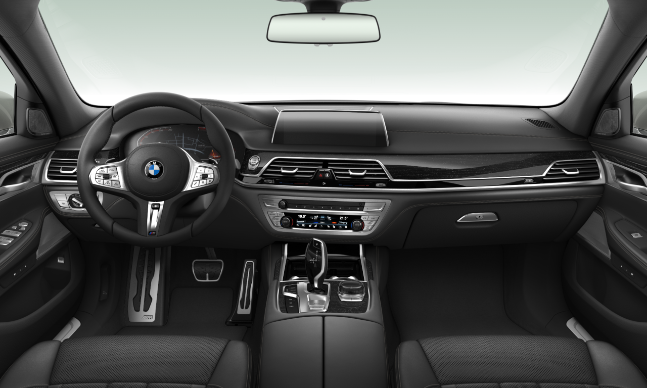 Interior of BMW 740i (G11 (MUE)), VIN WBA7R22060CG52441