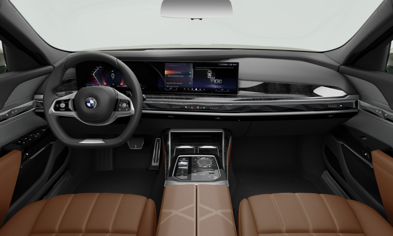 Interior of BMW 760i xDrive (G70), VIN WBA33EJ02PCL80982