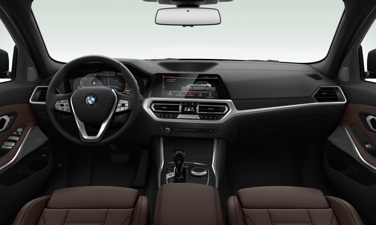 Interior of 2020 BMW 320i (G20), VIN WBA5F5107MFK69872