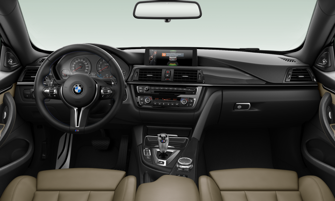 Interior of BMW M4 (F83), VIN WBS3U92000J966726
