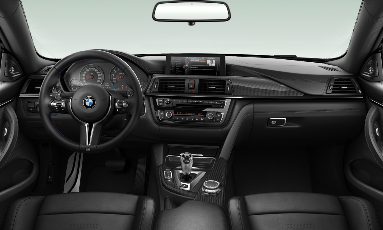 Interior of 2020 BMW M4 (F82), VIN WBS3R92060K341422