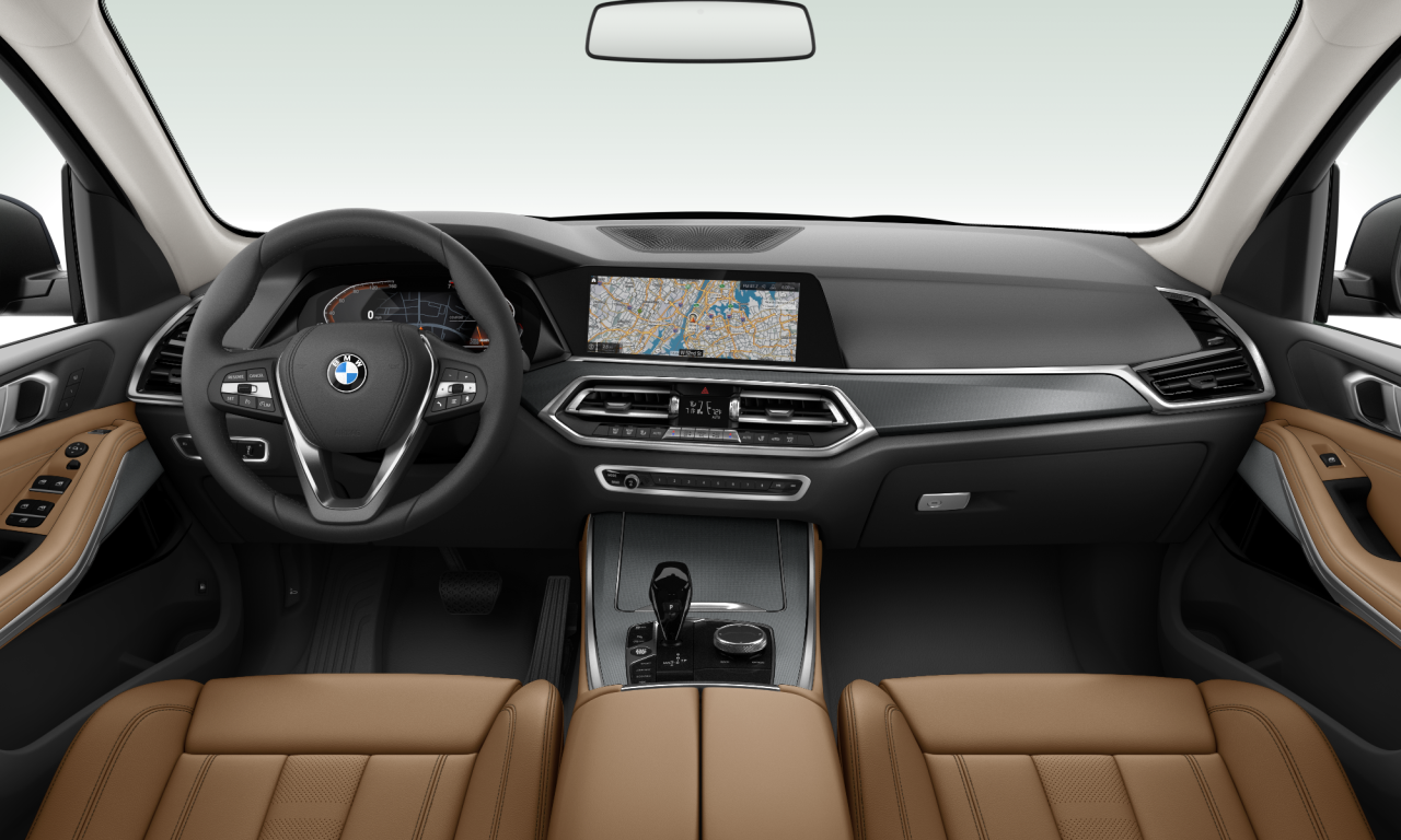 Interior of BMW X5 xDrive40i (G05), VIN 5UXCR6C58KLK84877