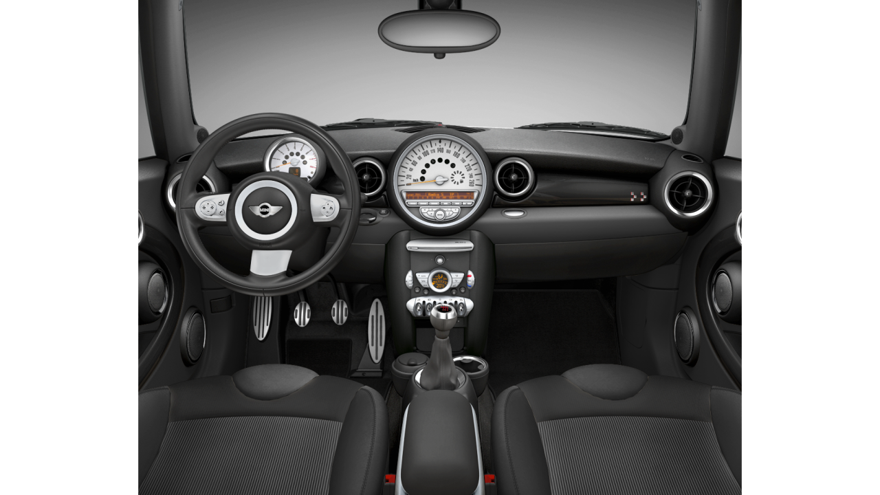 Interior of BMW MINI Cooper S (R56 (JCW)), VIN WMWMF92030TF95863