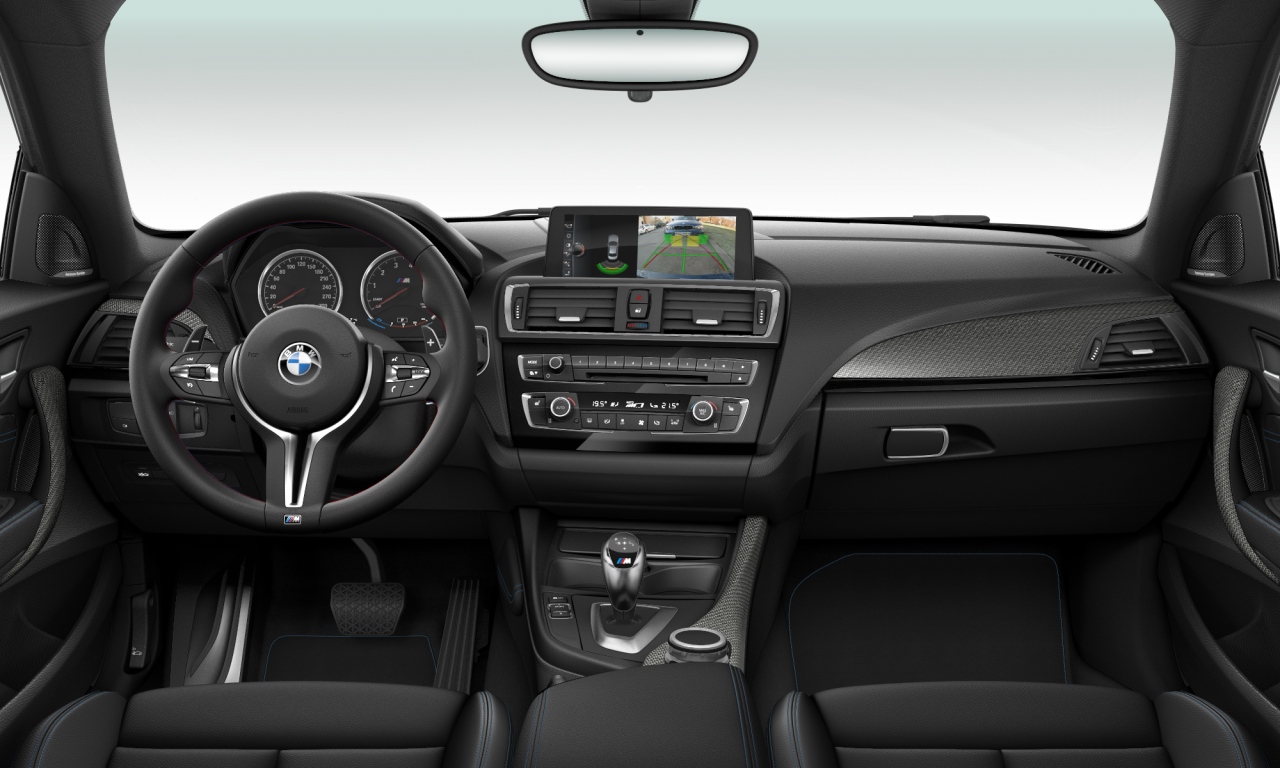 Interior of BMW M2 (F87), VIN WBS1H92090V981892