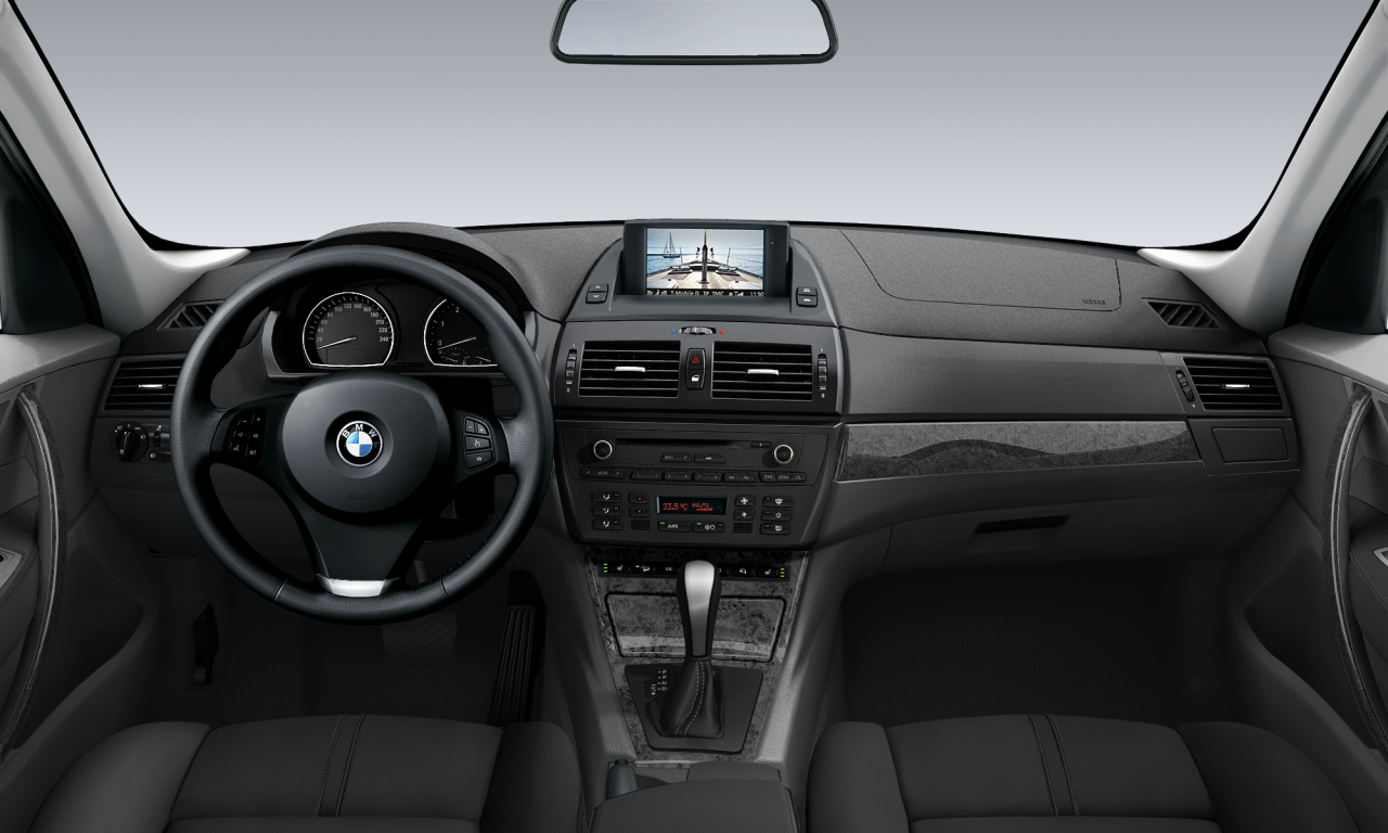 Interior of 2009 BMW X3 2.0d (E83 (MUE)), VIN WBAPE12030WJ87490