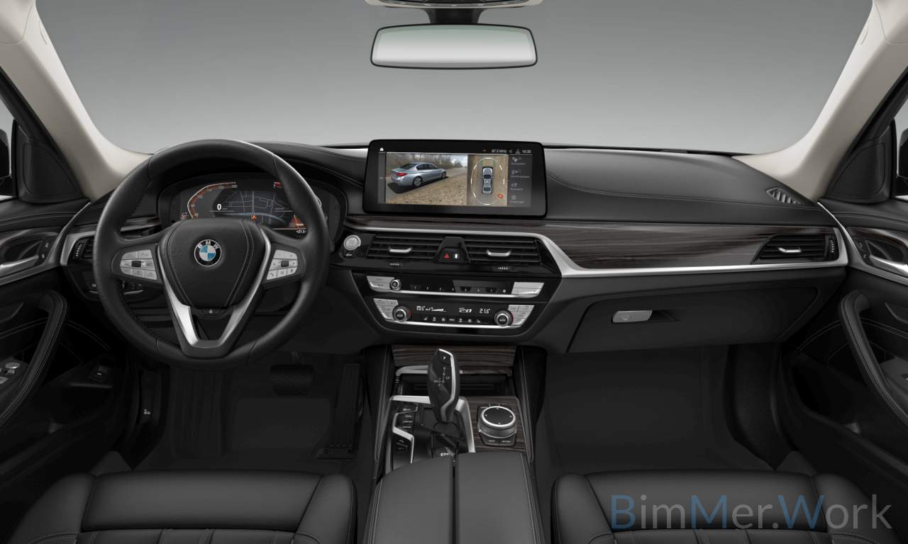 Interior of BMW 520i (Sedan (4 Doors)), VIN WBA11BH00PWY14347