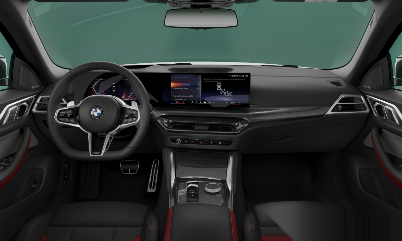 Interior of BMW 430i xDrive (G26 (MUE)), VIN WBA33FB0XTFW21863
