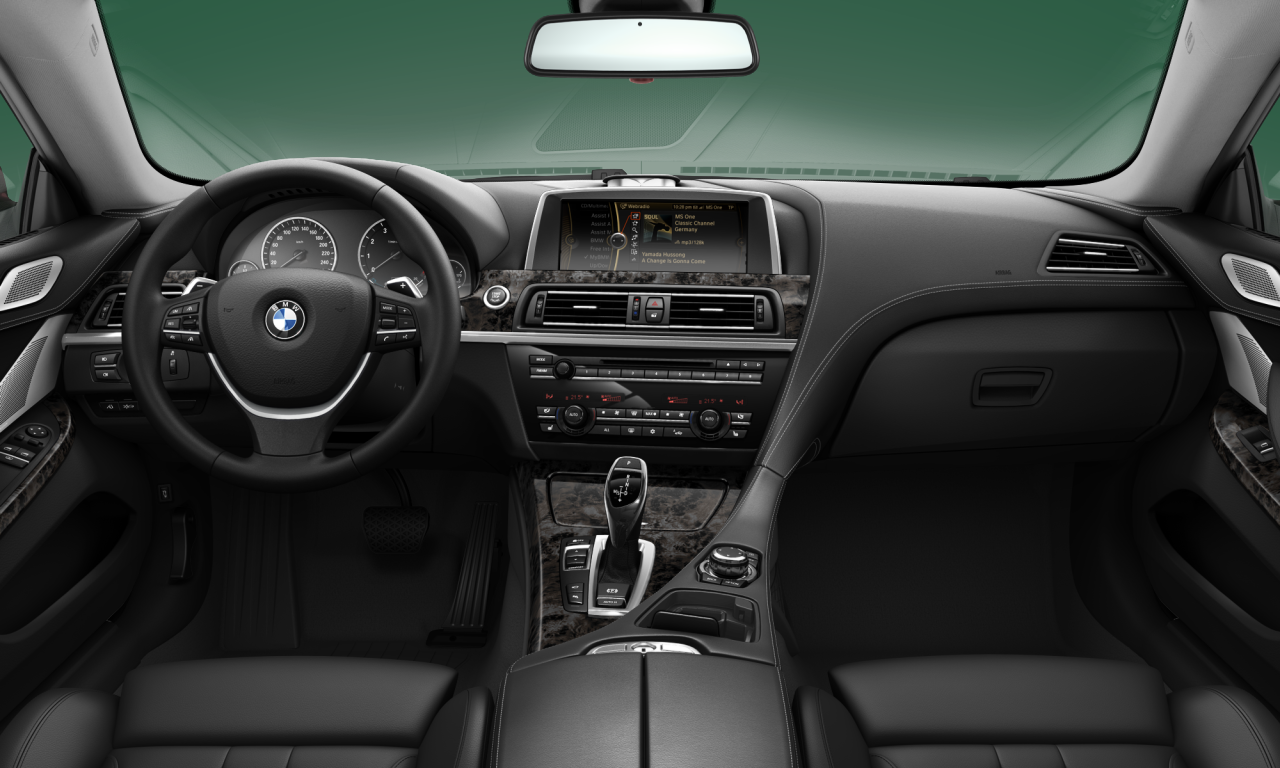Interior of 2011 BMW 650i (F13), VIN WBALX31070C540742
