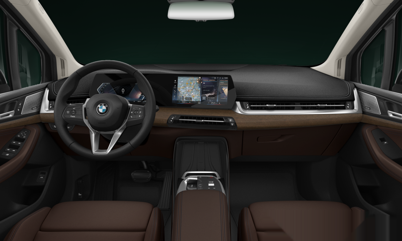Interior of 2022 BMW 218i (U06), VIN WBA21BX0107L29950