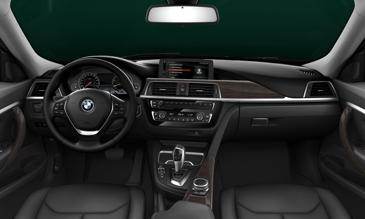 Interior of BMW 320d xDrive (F34 (MUE)), VIN WBA8T51070B457427