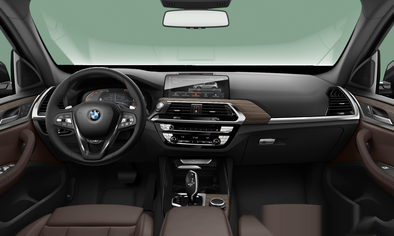 Interior of BMW X3 xDrive30i (G01), VIN 5UXTY5C05L9C74035
