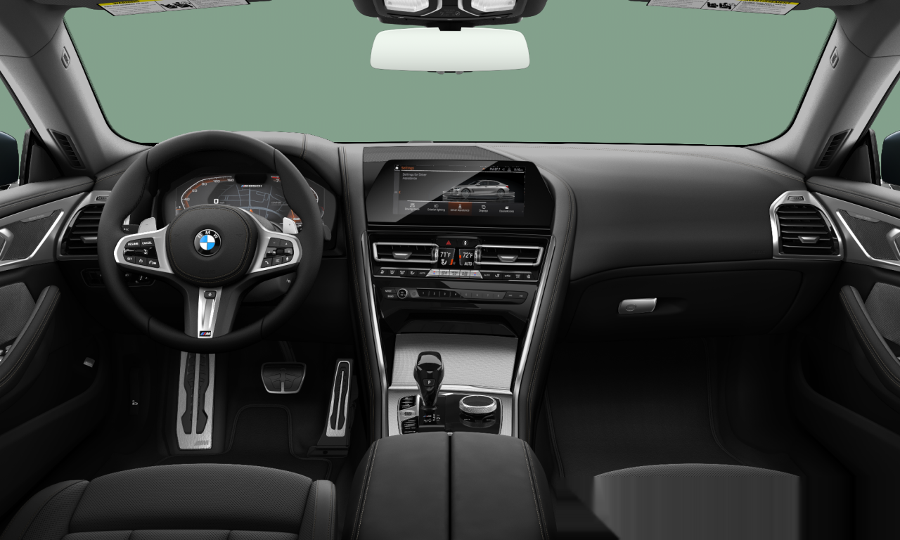 Interior of 2019 BMW M850i xDrive (G16), VIN WBAGV8C02LCD42062