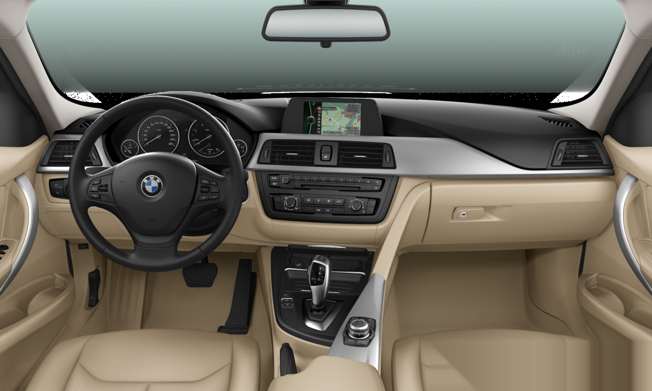 Interior of 2012 BMW 316d (F30), VIN WBA3D91020F466186