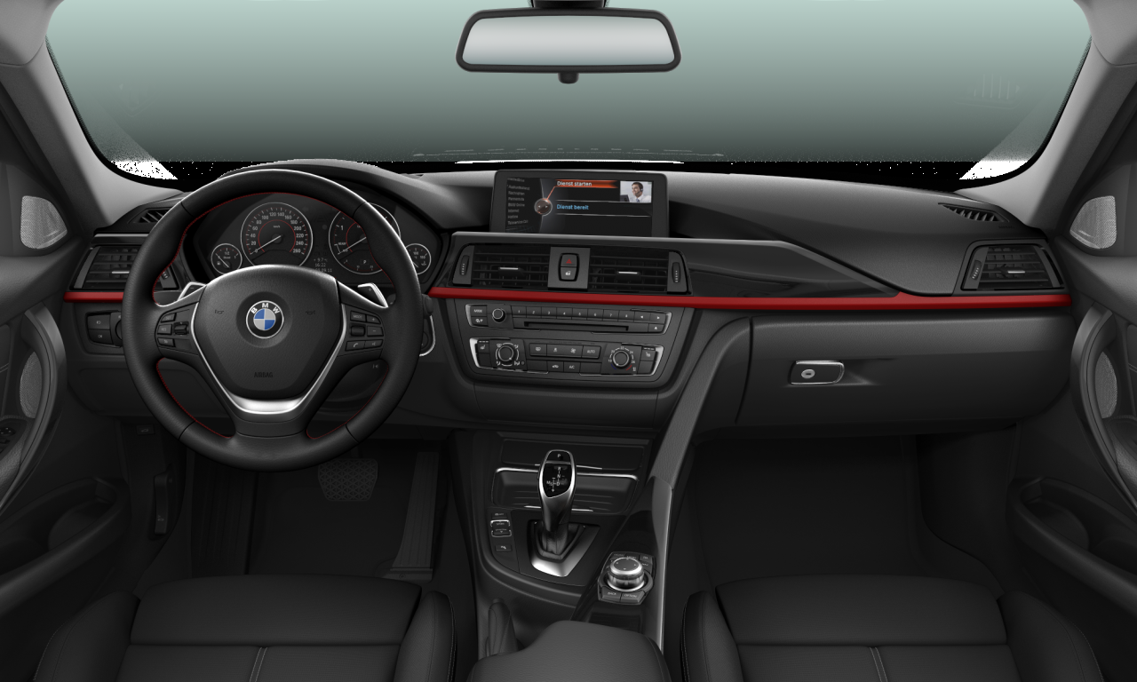 Interior of BMW 320d (F31), VIN WBA3K31020F671929