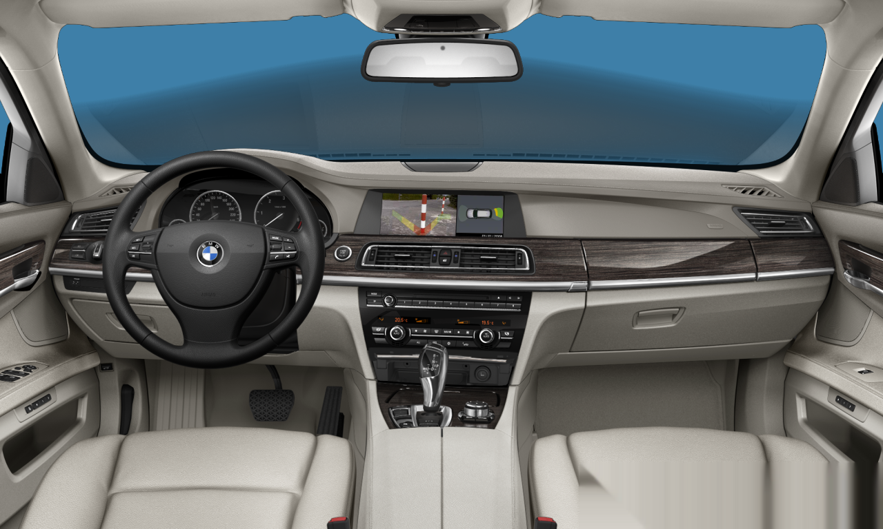Interior of 2010 BMW 730d (F01), VIN WBAKM21050C334155