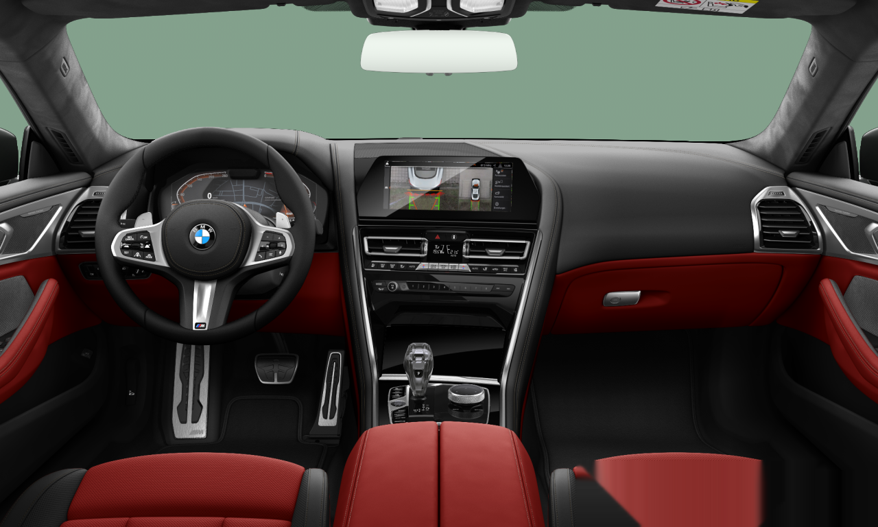 Interior of 2018 BMW 840d xDrive (G15), VIN WBABC21080BT79986