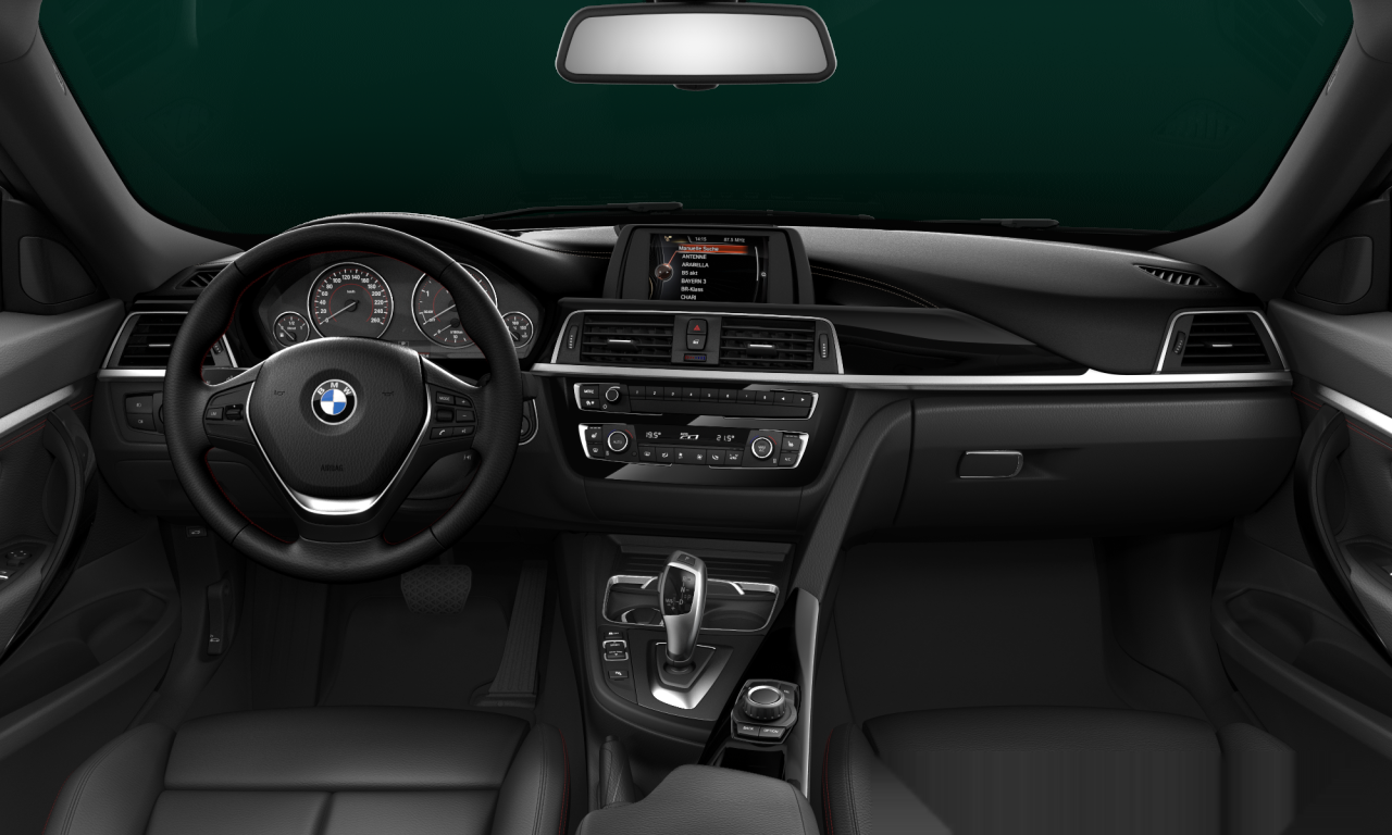 Interior of BMW 320d xDrive (F34 (MUE)), VIN WBA8T51030B456842