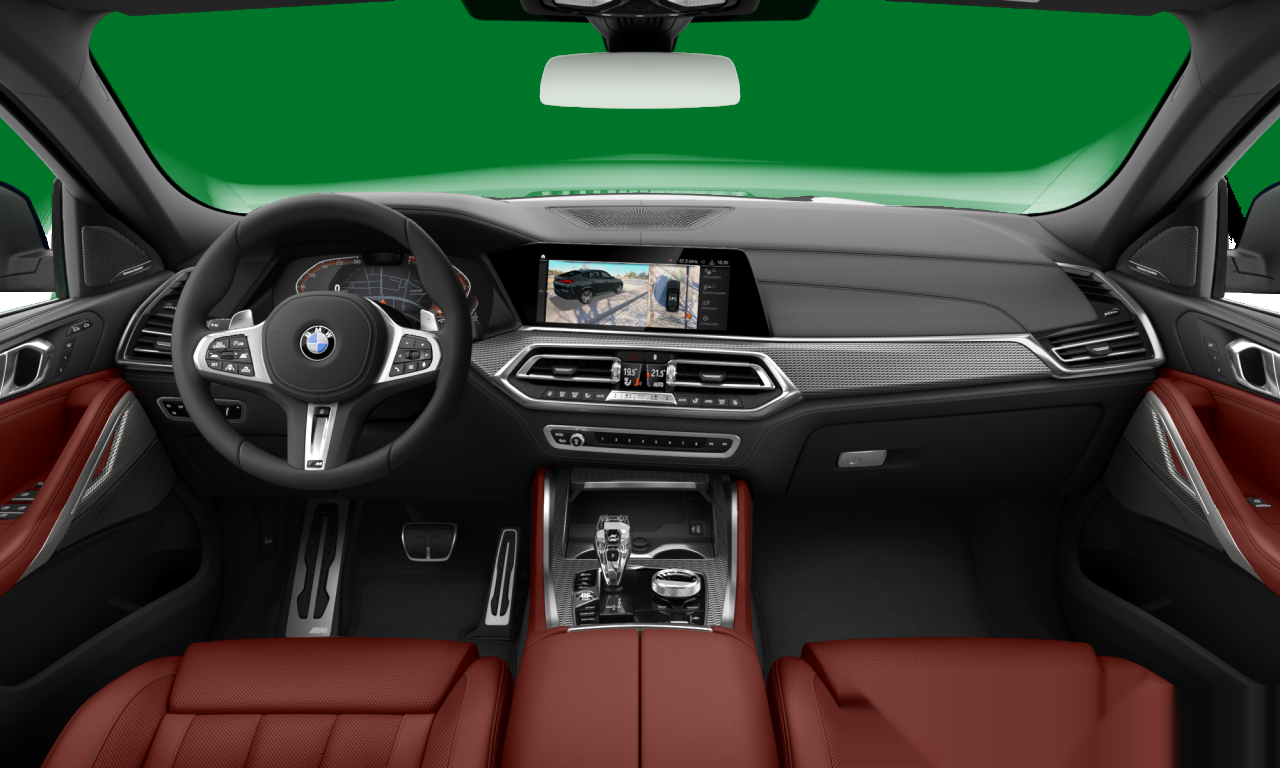 Interior of BMW X6 xDrive40i (G06), VIN WBACY6100M9F81203