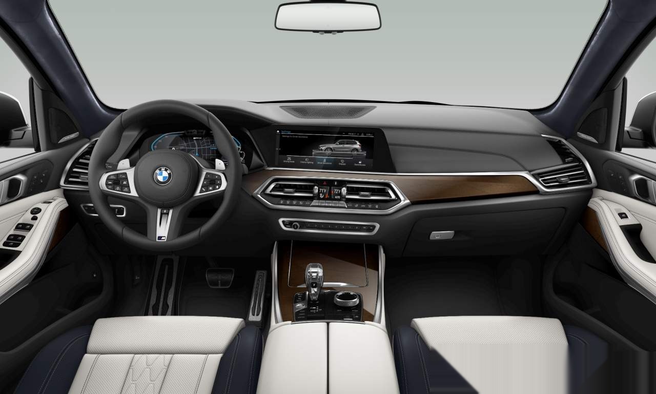 Interior of BMW X5 xDrive45e (Sports Activity Vehicle (5 Doors)), VIN 5UXTA6C07M9D96150