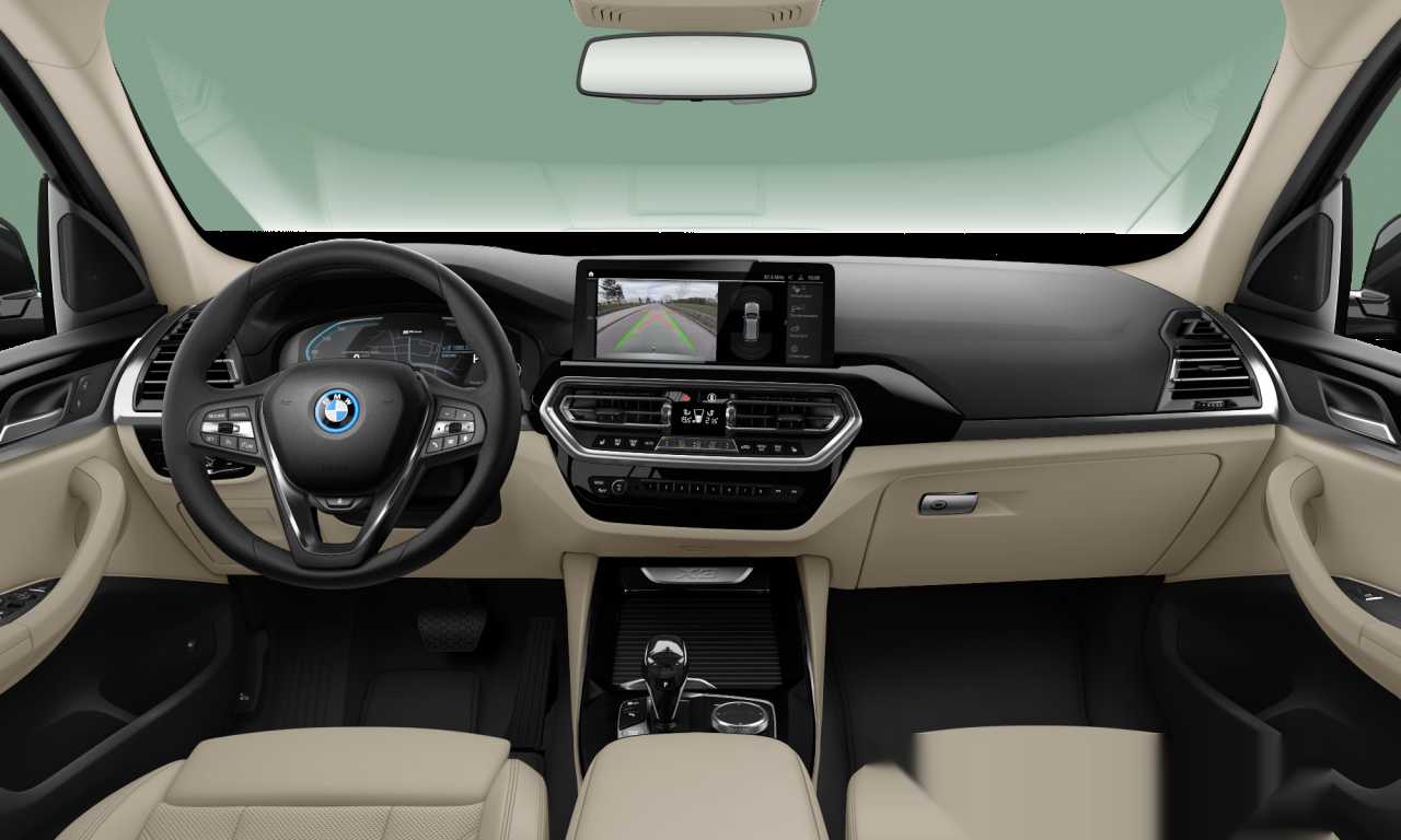 Interior of 2021 BMW X3 xDrive30e (G01 (MUE)), VIN WBA61DP06N9J91492