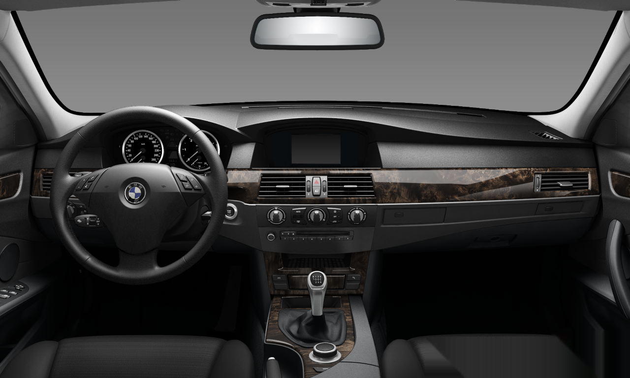 Interior of BMW 520d (E60 (MUE)), VIN WBANX31090CW72247