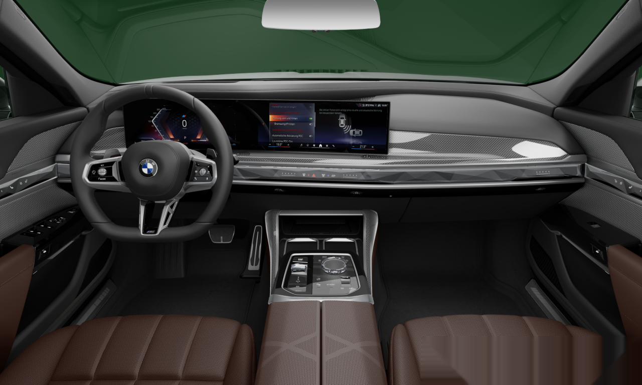 Interior of BMW 740d xDrive (G70), VIN WBA21EJ050CT80157
