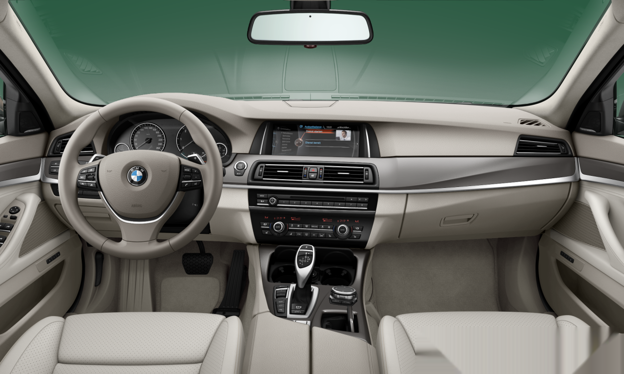 Interior of 2013 BMW 530d xDrive (F10 (MUE)), VIN WBA5D31040D574620