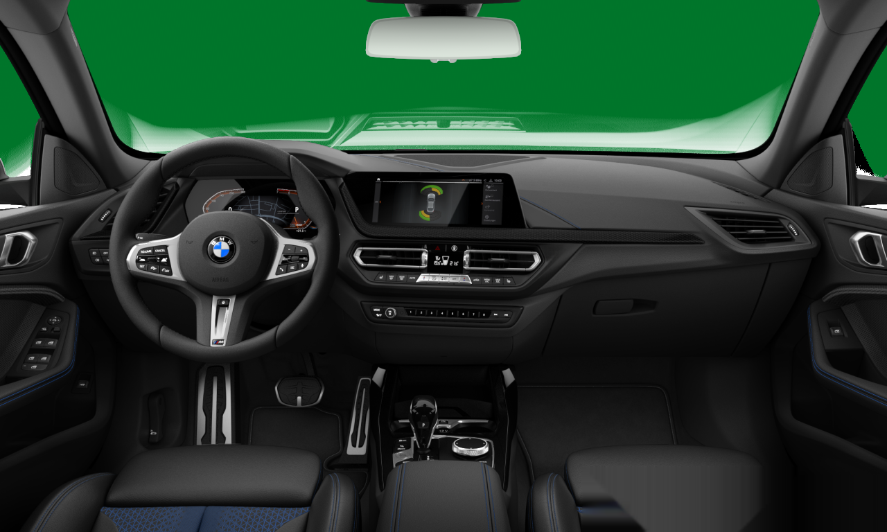 Interior of 2023 BMW 218i (F44), VIN WBA11AK0707N78167