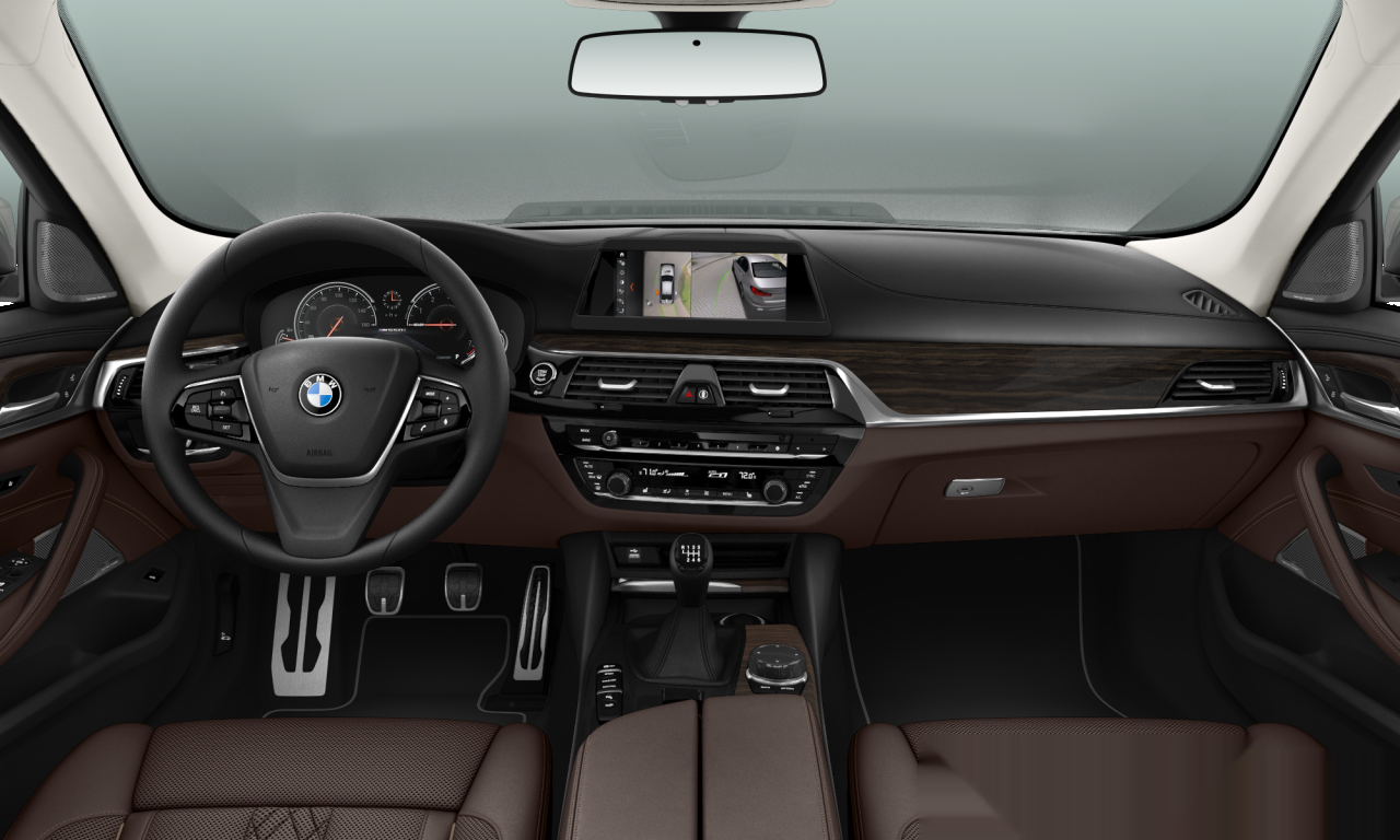 Interior of 2017 BMW M550i xDrive (G30), VIN WBAJB9C54JB034956