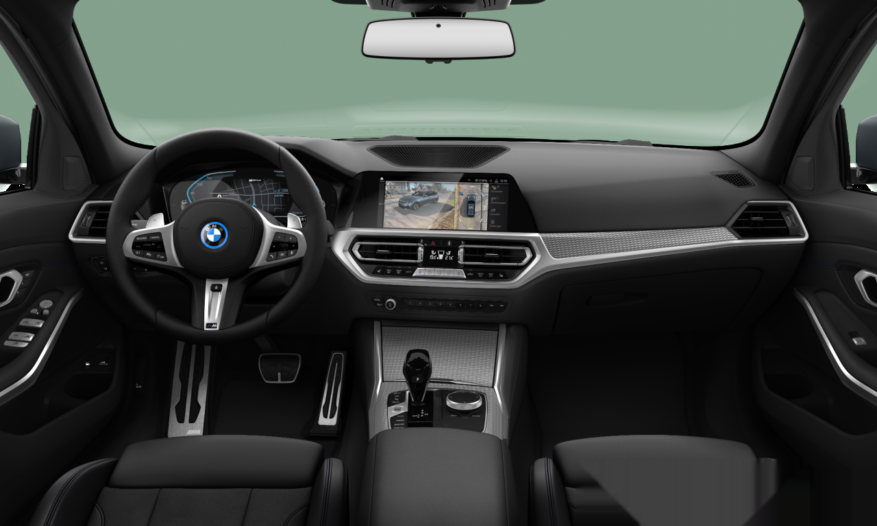 Interior of BMW 330e xDrive (G21), VIN WBA6N710X0FK57308
