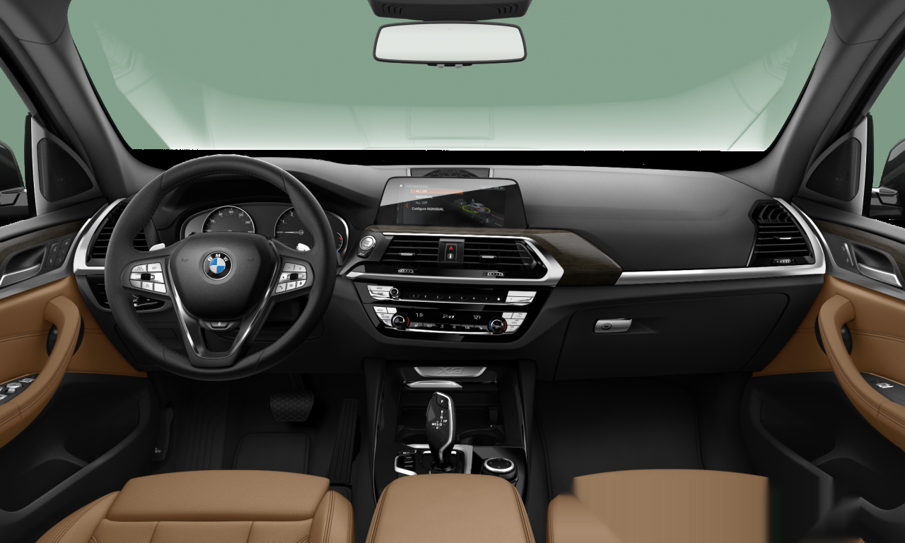 Interior of BMW X3 xDrive30i (G01), VIN 5UXTY5C0XM9H57229