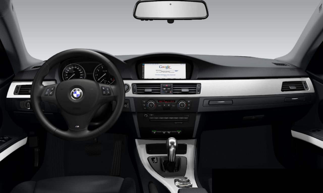 Interior of 2009 BMW 330d xDrive (E92), VIN WBAWB91070E208397