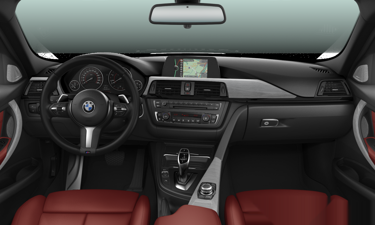 Interior of 2013 BMW 335d xDrive (F30), VIN WBA3J72030F890004