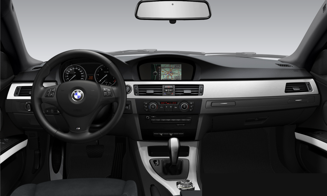 Interior of BMW 320d xDrive (E92 (MUE)), VIN WBAKH31060E673585