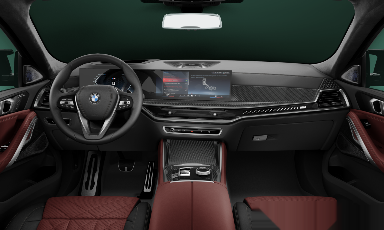 Interior of 2025 BMW X6 M60i xDrive (G06 (MUE)), VIN 5UX43EX08T9285170