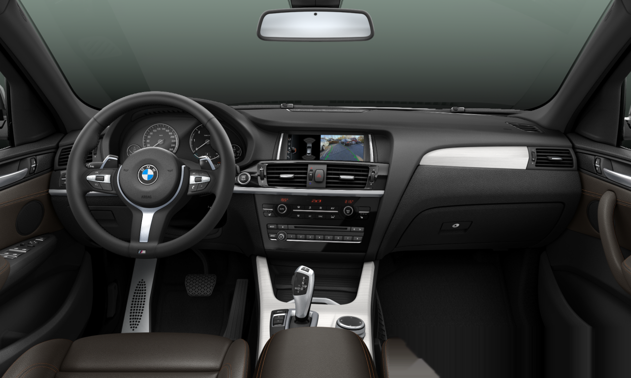 Interior of BMW X4 xDrive20d (F26), VIN WBAXX1109J0Y54157