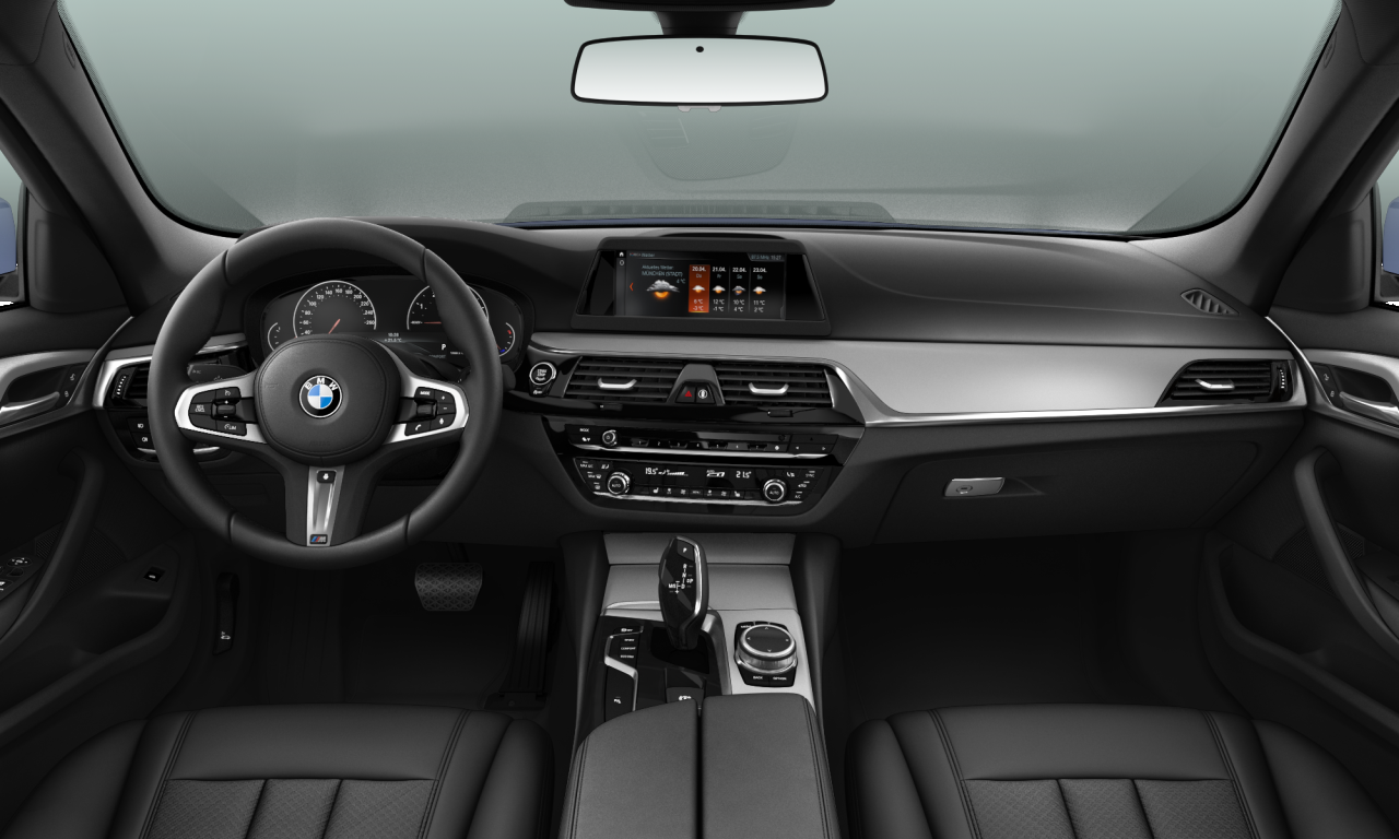 Interior of BMW 518d (G31), VIN WBAJP1106KBJ26565