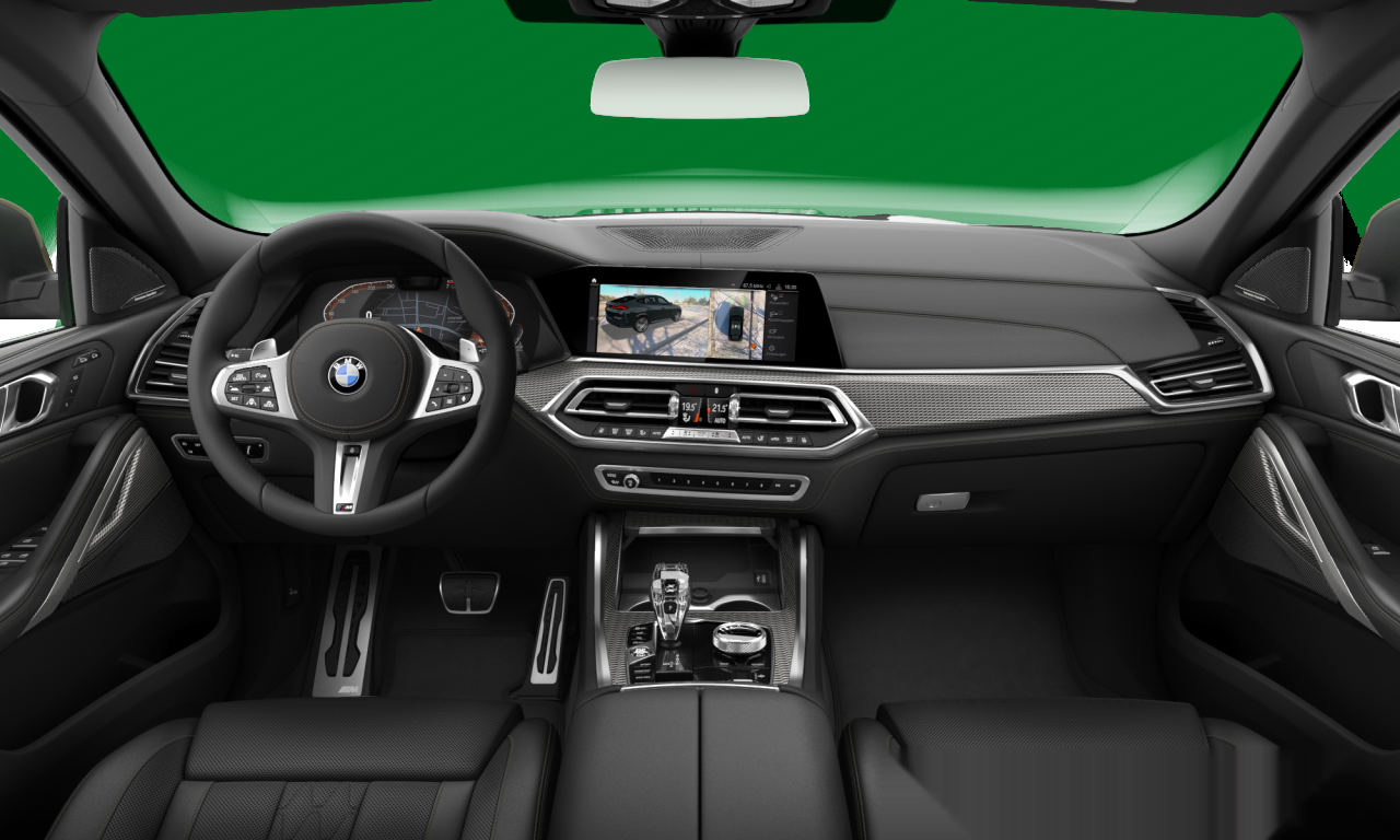 Interior of BMW X6 xDrive40i (G06), VIN WBACY6100P9R03050