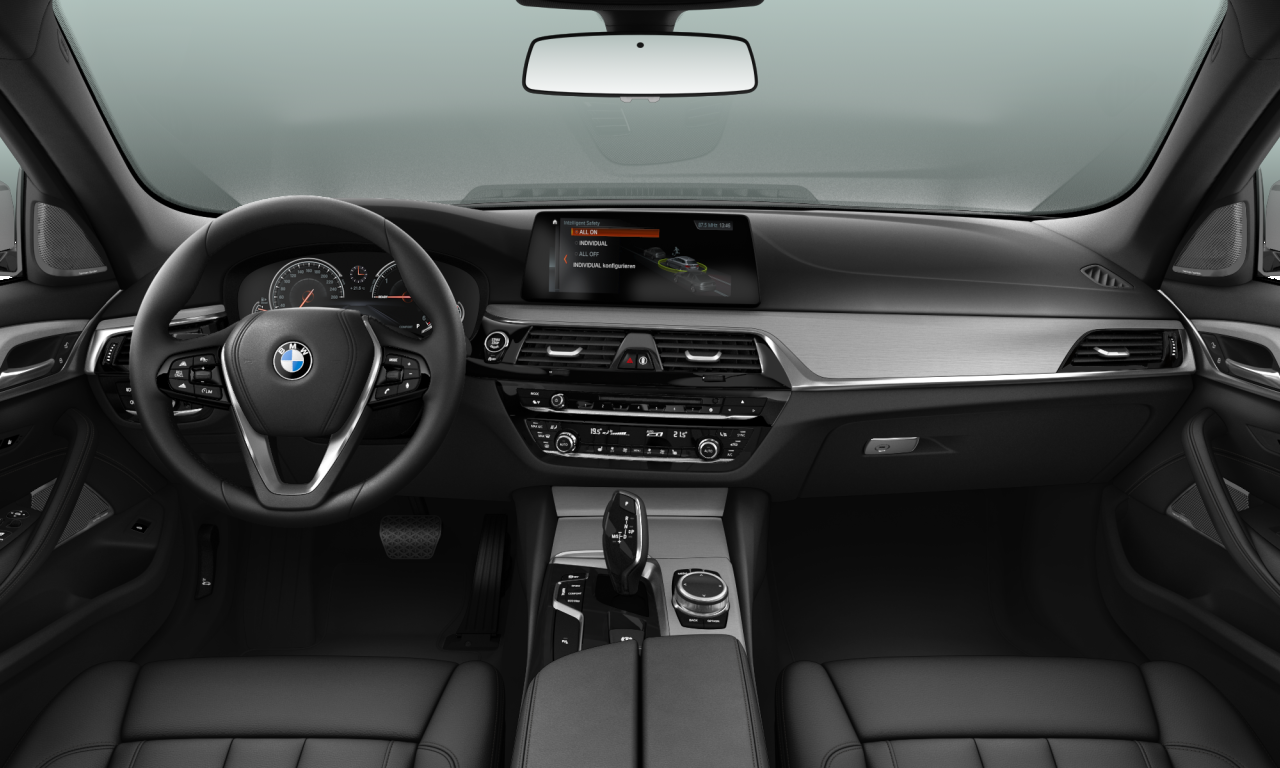 Interior of 2017 BMW 520d xDrive (G31), VIN WBAJM91020BH37149