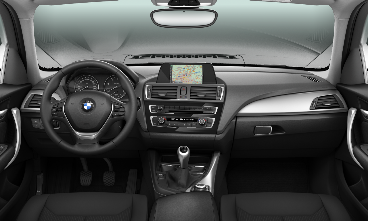 Interior of BMW 116d effdyn edition (F20 (MUE)), VIN WBA1V910405B19150