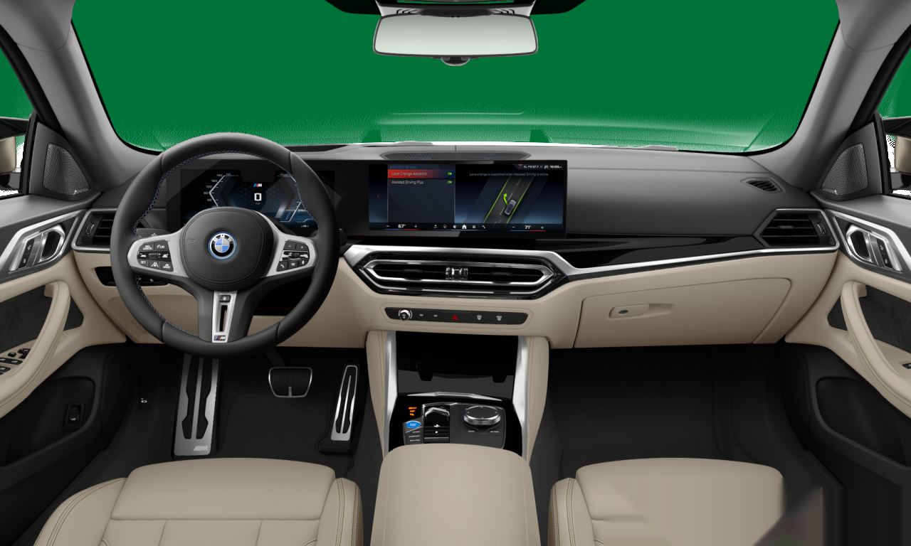 Interior of BMW i4 M50 (G26), VIN WBY33AW02PFP92188