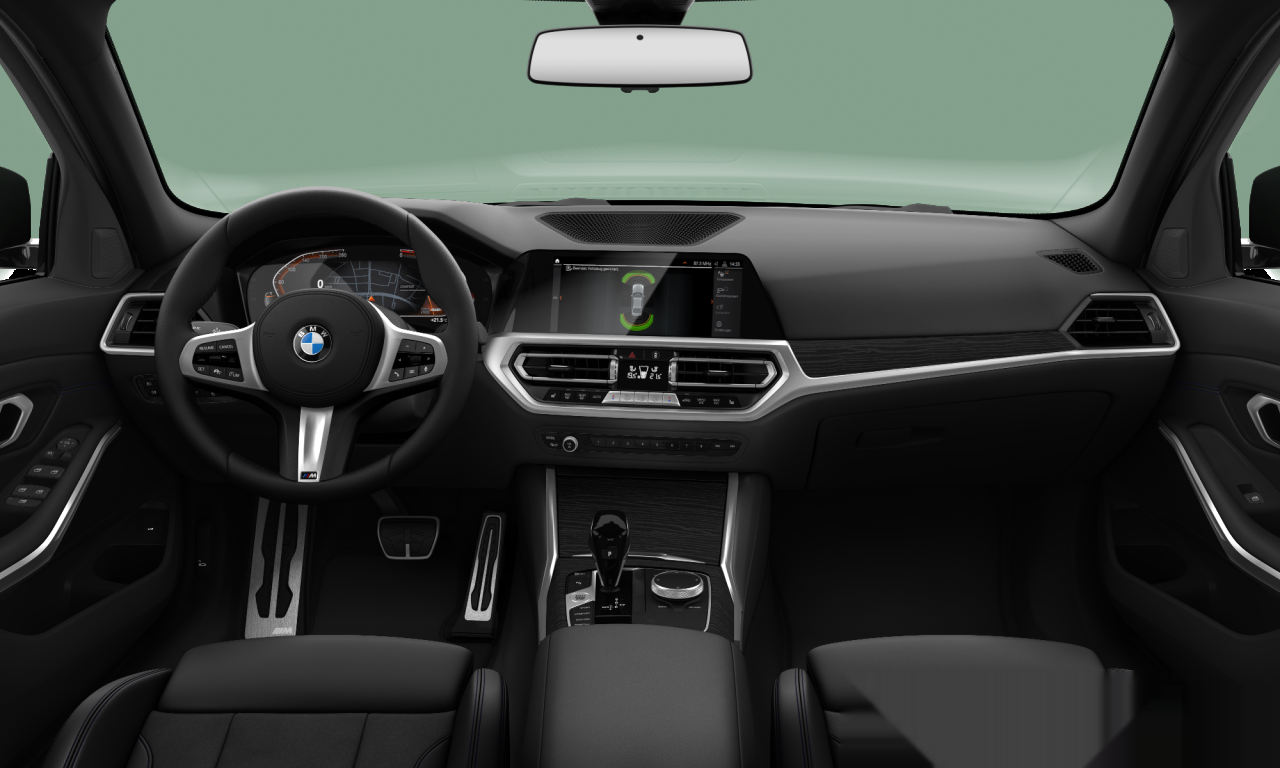 Interior of BMW 318d (G20), VIN WBA5V31030FH45801