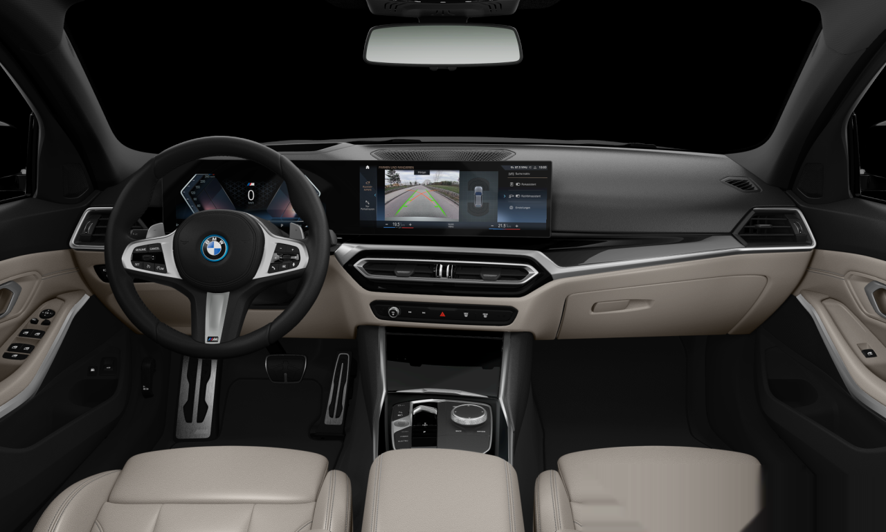 Interior of 2022 BMW 330e (G21 (MUE)), VIN WBA81CY010FN78348