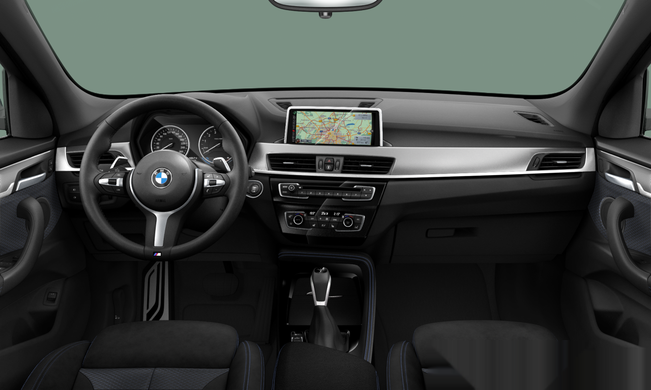 Interior of 2017 BMW X1 xDrive20i (F48), VIN WBAHS910705H69050