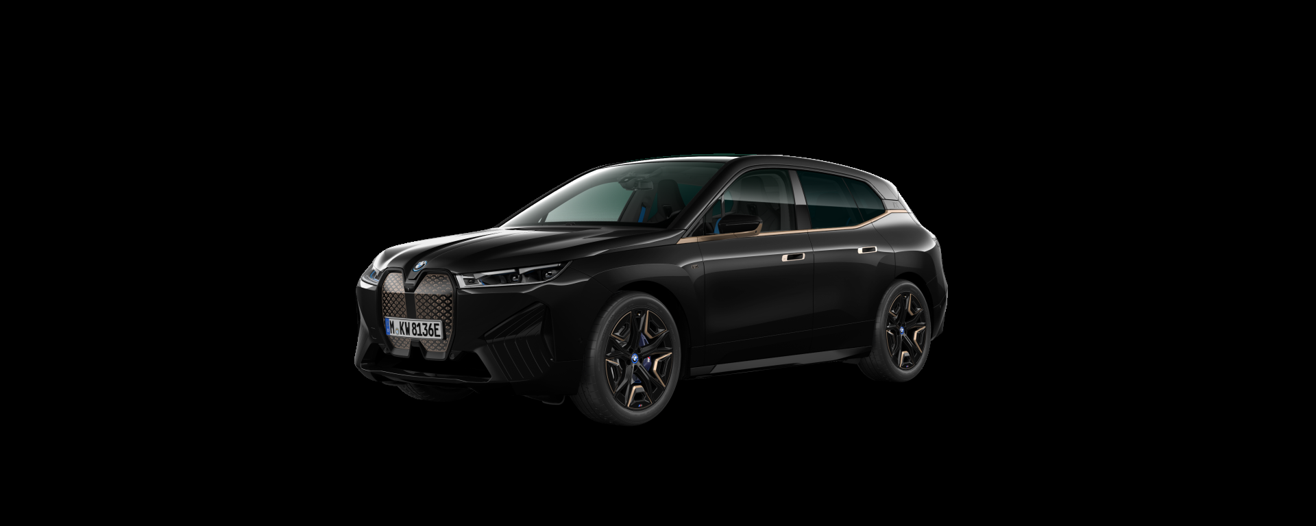 Exterior of 2022 BMW iX M60 (I20), VIN WBY31CF000CM00835