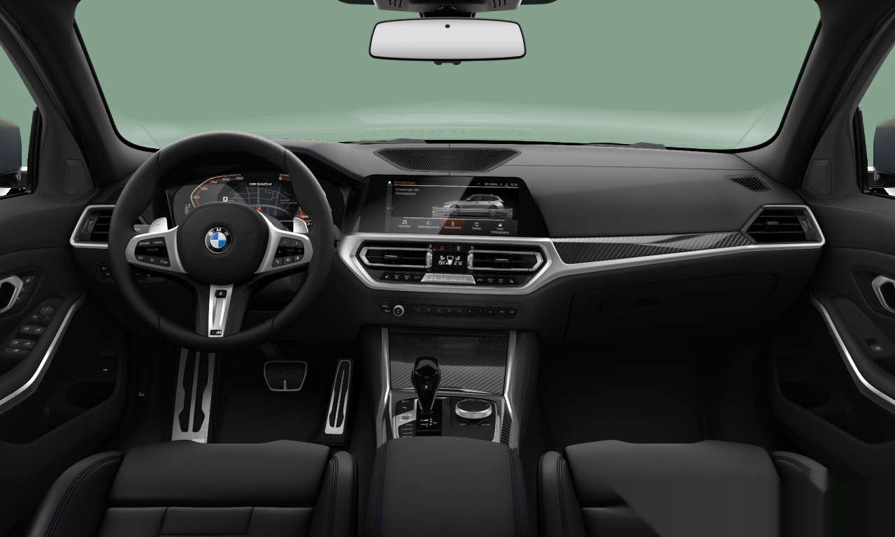 Interior of BMW M340d xDrive (G21), VIN WBA51DZ080FM06146