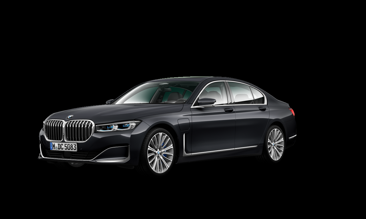 Exterior of BMW 745e (G11 (MUE)), VIN WBA7D61080BX97118